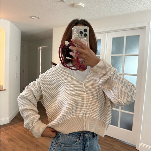 Free People Sweaters - Free People Cream Knit Sweater